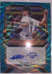 Dean Kremer [Teal Wave Prizm] #RA-DK Baseball Cards 2021 Panini Prizm Rookie Autographs Prices