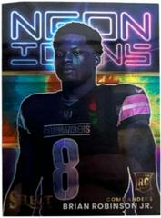 Brian Robinson Jr. [Tie Dye] #NI-19 Football Cards 2022 Panini Select Neon Icons Prices