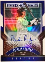 Brendan Rodgers [Purple Status Die Cut Signature] #4 Baseball Cards 2015 Panini Elite Extra Edition Prices