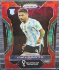Gonzalo Montiel [Choice Red] #3 Soccer Cards 2022 Panini Prizm World Cup Prices