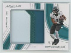Travis Etienne Jr. #52 Football Cards 2023 Panini Immaculate Patch Prices