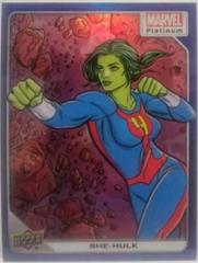 She-Hulk [Blue Rainbow] #97 Marvel 2023 Upper Deck Platinum Prices
