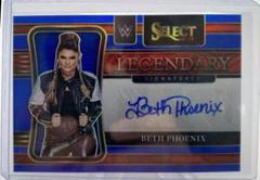 Beth Phoenix [Blue Prizm] #LS-BPH Wrestling Cards 2022 Panini Select WWE Legendary Signatures Prices