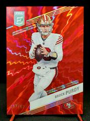 Brock Purdy [Aspirations Shimmer] #10 Football Cards 2023 Panini Donruss Elite Prices