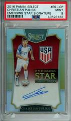 Christian Pulisic Soccer Cards 2016 Panini Select Emerging Star Signatures Prices