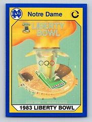 1983 Liberty Bowl #52 Football Cards 1990 Notre Dame Collegiate Collection Prices