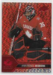 Ann Renee Desbiens [Red Champagne] Hockey Cards 2022 Upper Deck Team Canada Juniors Prices