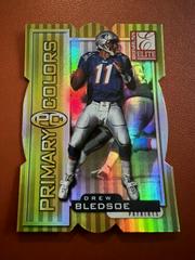 Drew Bledsoe [Yellow Die Cut] Football Cards 1999 Panini Donruss Elite Primary Colors Prices