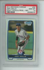 Joey Gallo [Refractor] Baseball Cards 2012 Bowman Chrome Draft Picks & Prospects Prices