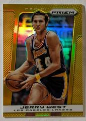 Jerry West [Gold Prizm] Basketball Cards 2013 Panini Prizm Prices