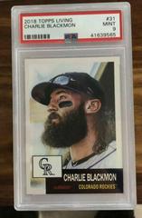 Charlie Blackmon #31 Baseball Cards 2018 Topps Living Prices