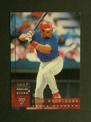 Ivan Rodriguez Baseball Cards 1998 Leaf Rookies & Stars Prices
