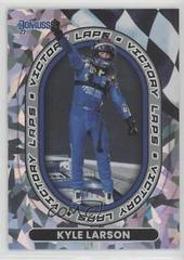 Kyle Larson [Cracked Ice] #VL6 Racing Cards 2022 Panini Donruss Nascar Victory Laps Prices