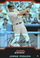 Jorge Posada [Refractor] Baseball Cards 2004 Bowman Chrome Prices
