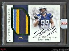 Joey Bosa [Patch Autograph Numbers Green] #103 Football Cards 2016 Panini National Treasures Prices
