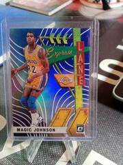 Magic Johnson [Blue] Basketball Cards 2019 Panini Donruss Optic Express Lane Prices