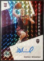 Dylan Windler [Black Gold Choice] Basketball Cards 2019 Panini Mosaic Rookie Autographs Prices