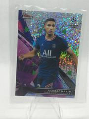 Achraf Hakimi [Speckle] Soccer Cards 2021 Topps Finest UEFA Champions League Prices
