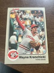 Wayne Krenchicki #594 Baseball Cards 1983 Fleer Prices
