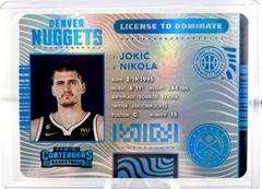Nikola Jokic #17 Basketball Cards 2022 Panini Contenders License to Dominate Prices