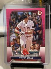 Triston Casas [Fuchsia] #2 Baseball Cards 2023 Bowman Prices