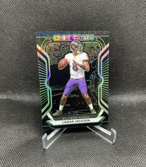 Lamar Jackson [Electric Etch Green] #87 Football Cards 2020 Panini Obsidian Prices