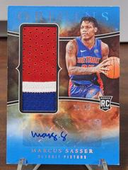 Marcus Sasser [Blue] #13 Basketball Cards 2023 Panini Origins Rookie Jersey Autograph Prices