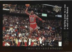 Michael Jordan [rise to greatness] #19 Basketball Cards 1999 Upper Deck Prices
