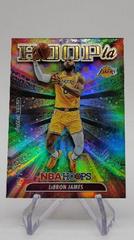 LeBron James [Hyper Green] #3 Basketball Cards 2022 Panini Hoops Hoopla Prices