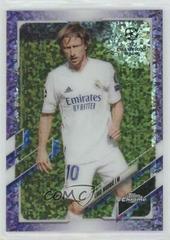 Luka Modric [Purple Mini Diamond] Soccer Cards 2020 Topps Chrome UEFA Champions League Prices