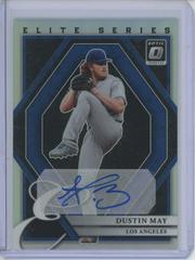 Dustin May [Holo] #ESS-DM Baseball Cards 2022 Panini Donruss Optic Elite Series Signatures Prices