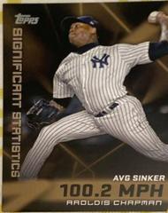 Aroldis Chapman [Gold] #SS-20 Baseball Cards 2023 Topps Significant Statistics Prices
