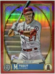 Mike Trout [Red] #244 Baseball Cards 2021 Topps Gypsy Queen Prices