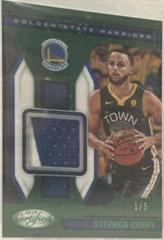 Stephen Curry [Mirror Green] Basketball Cards 2018 Panini Certified Prices