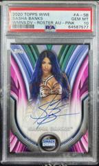 Sasha Banks [Pink] Wrestling Cards 2020 Topps WWE Women's Division Autographs Prices