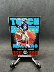 Randy Moss [Blue Fluorescent] Football Cards 2020 Panini Mosaic Touchdown Masters Prices