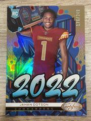 Jahan Dotson [Gold] #2022-12 Football Cards 2022 Panini Certified 2022 Prices