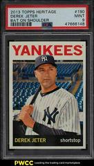 Derek Jeter [Bat on Shoulder] #190 Baseball Cards 2013 Topps Heritage Prices