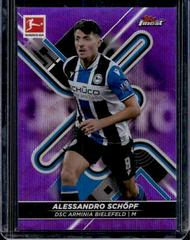 Alessandro Schopf [Purple Wave] #30 Soccer Cards 2021 Topps Finest Bundesliga Prices