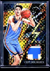 Chet Holmgren [Gold] #S-CH Basketball Cards 2022 Panini Select Sparks Patch Prices
