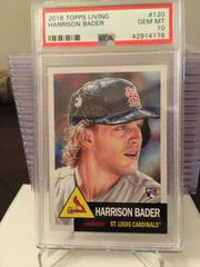Harrison Bader Baseball Cards 2018 Topps Living Prices