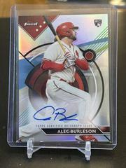 Alec Burleson #FA-AB Baseball Cards 2023 Topps Finest Autographs Prices