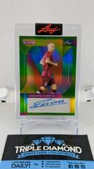 Andres Iniesta [Green] Soccer Cards 2022 Leaf Vivid Autographs Prices