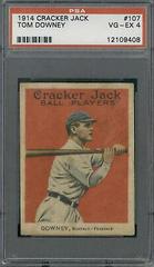 Tom Downey Baseball Cards 1914 Cracker Jack Prices
