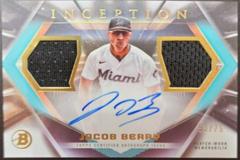 Jacob Berry #IADR-JBY Baseball Cards 2023 Bowman Inception Autograph Dual Relic Prices