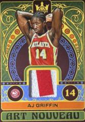 AJ Griffin [Prime] #AN-AJG Basketball Cards 2022 Panini Court Kings Art Nouveau Prices