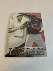 Ronald Acuna Jr., Hank Aaron #FL-RAJ Baseball Cards 2021 Topps Finest Legacies Prices