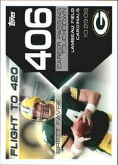 Brett Favre #BF406 Football Cards 2008 Topps Brett Favre Collection Prices