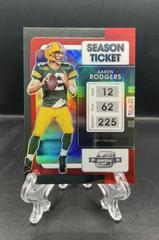 Aaron Rodgers [Red] #7 Football Cards 2021 Panini Contenders Optic Prices