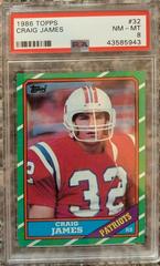 Craig James Football Cards 1986 Topps Prices